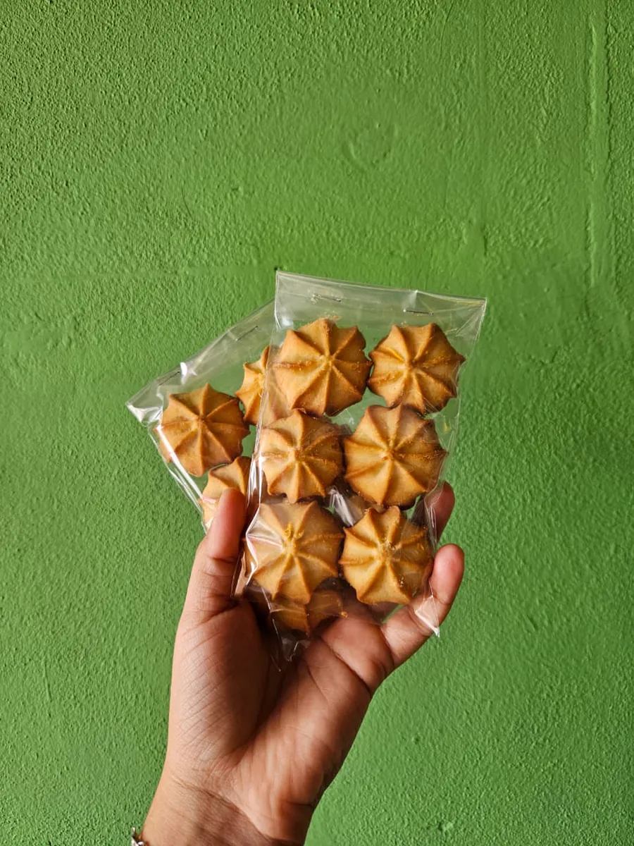 Pastisetas de la casa, empacadas para llevar