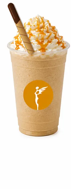 Frappé Caramel — Café con Ángel