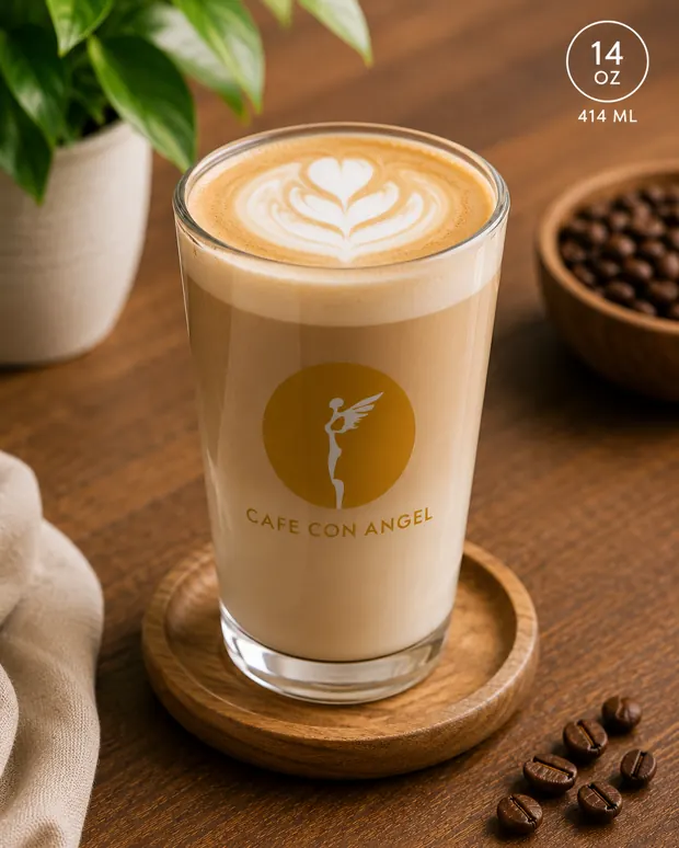 Latte Frío — Café con Ángel